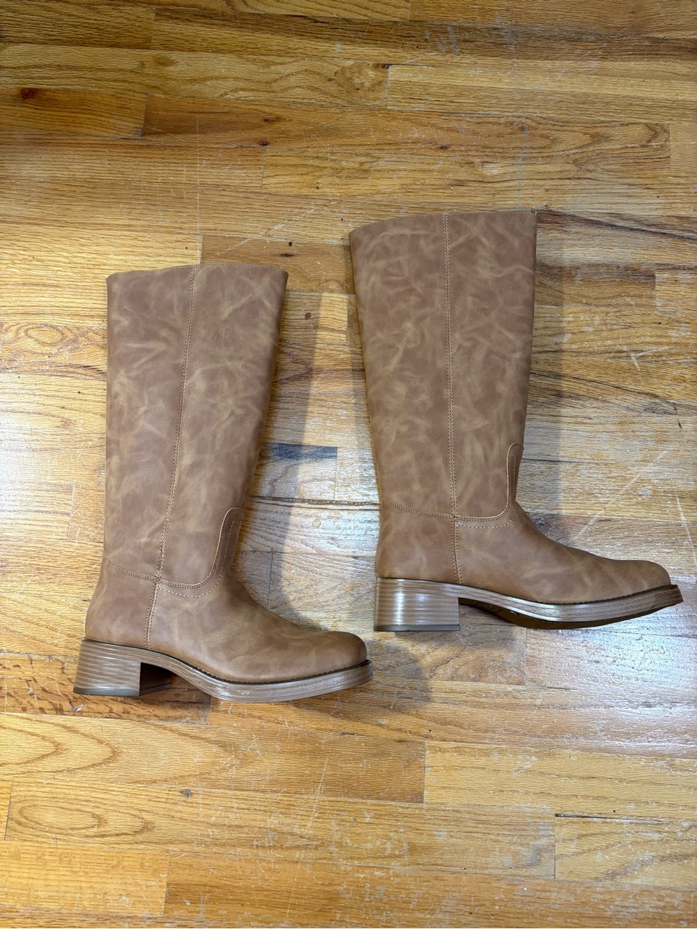 Steve Madden Women's Chestnut Riggs Knee-High Block Heel Boots